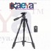 OkaeYa VCT-5208 Tripod With Bluetooth Remote Control Shutter For Mobile Phones, DSLR, and Sports Cameras